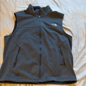 The North Face Charcoal Insulated Zipper Vest